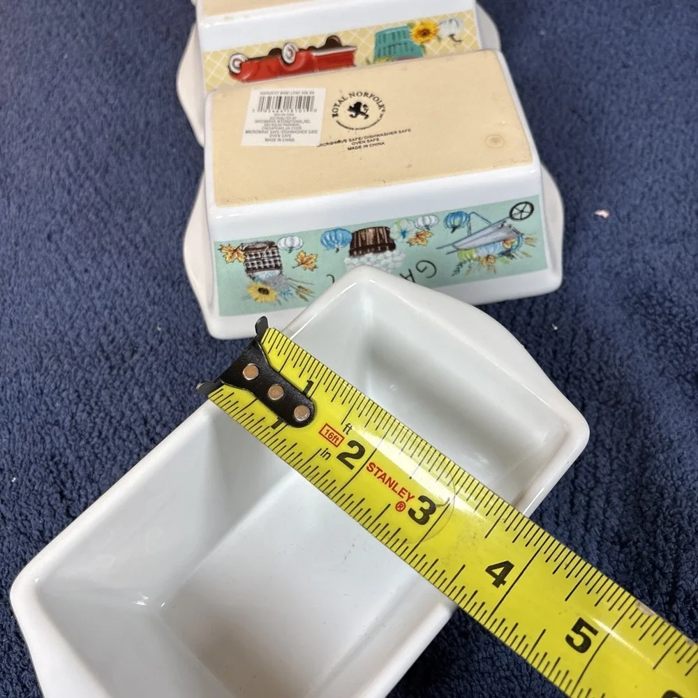 Royal Norfolk Harvest Mini Bread Loaf Pans Holidays Fall Gathering Set Of 4